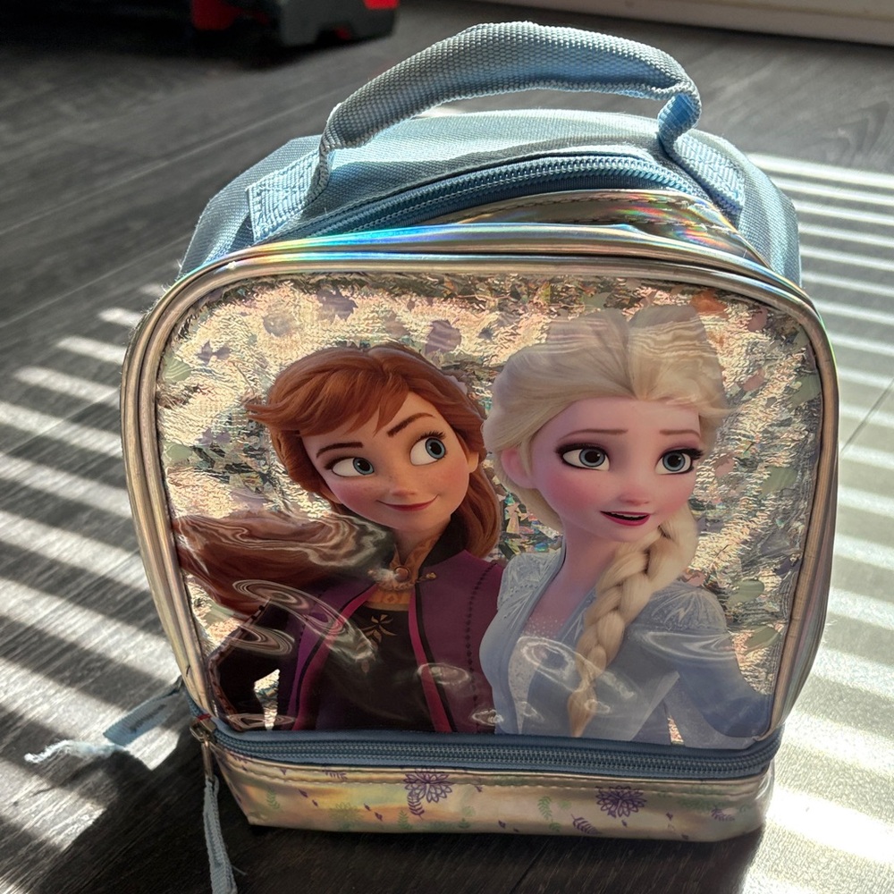 Disney Frozen Lunch Bag with Elsa and Anna